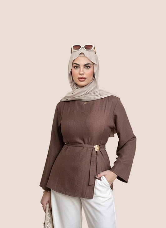 NOYA Linen blouse