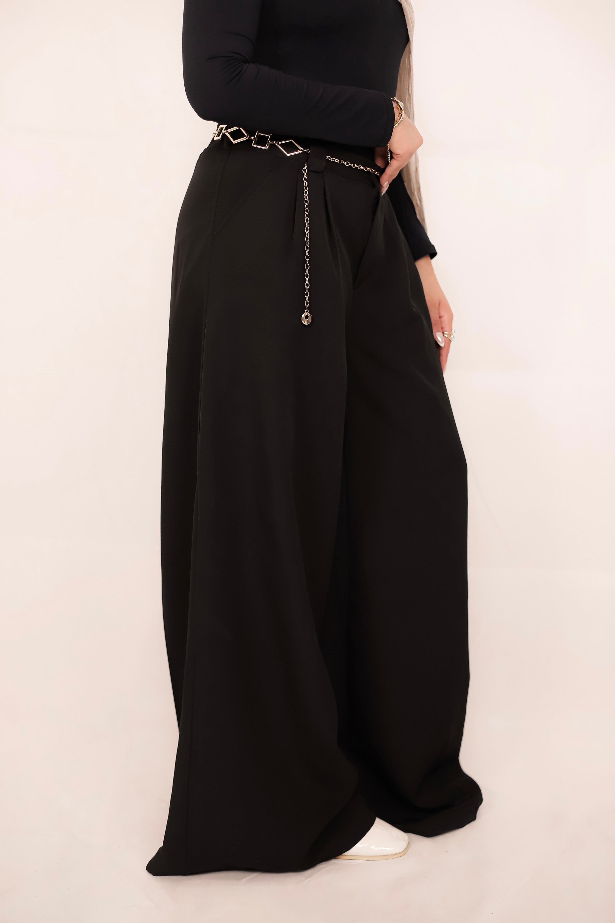 jacket & wide pants