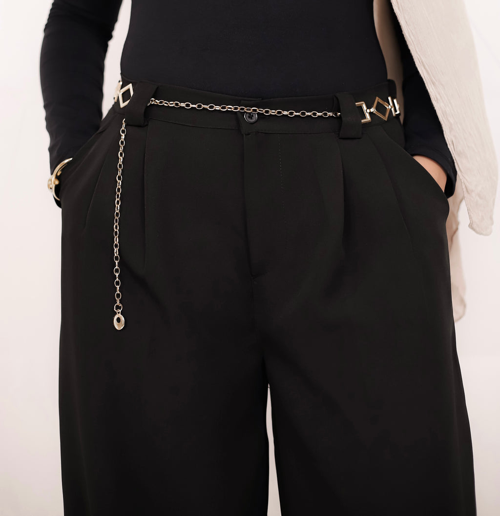 jacket & wide pants