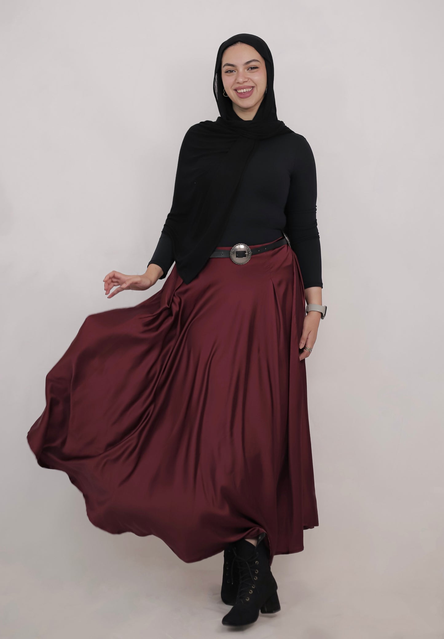 Arya Satin Skirt
