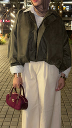 jacket & wide pants